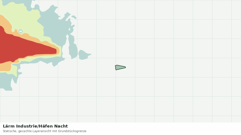 Statische Kartenansicht: Lärm Industrie/Häfen Nacht