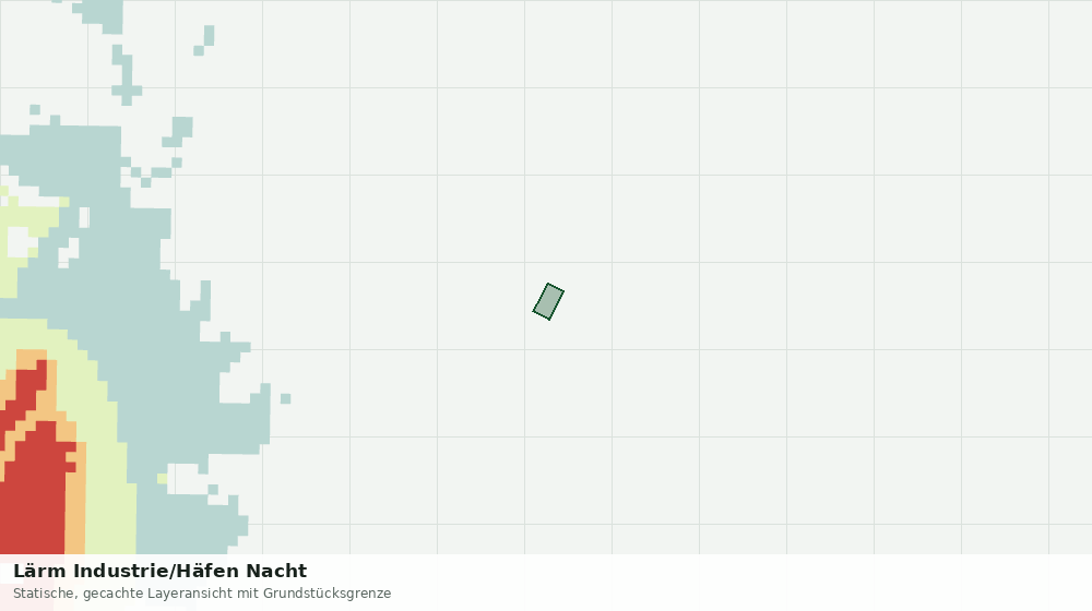 Statische Kartenansicht: Lärm Industrie/Häfen Nacht