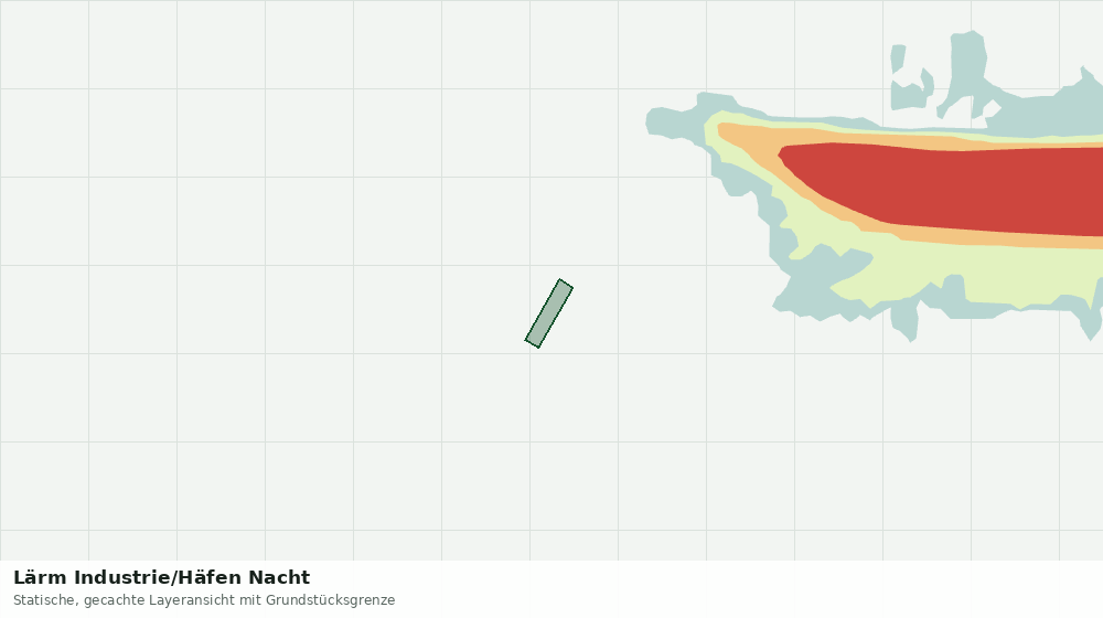 Statische Kartenansicht: Lärm Industrie/Häfen Nacht