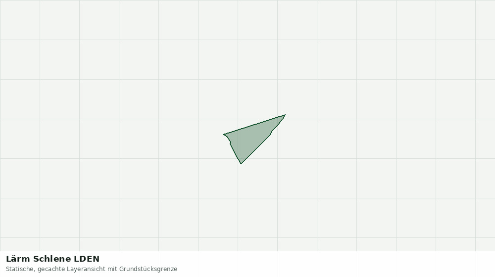 Statische Kartenansicht: Lärm Schiene LDEN