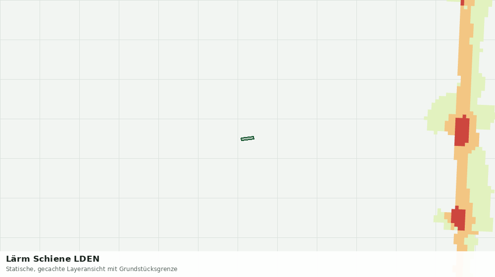 Statische Kartenansicht: Lärm Schiene LDEN