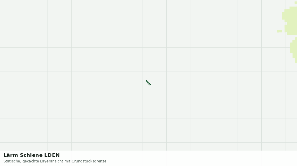 Statische Kartenansicht: Lärm Schiene LDEN