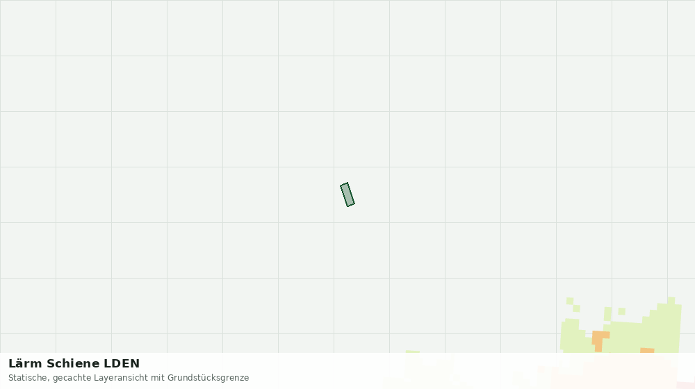 Statische Kartenansicht: Lärm Schiene LDEN