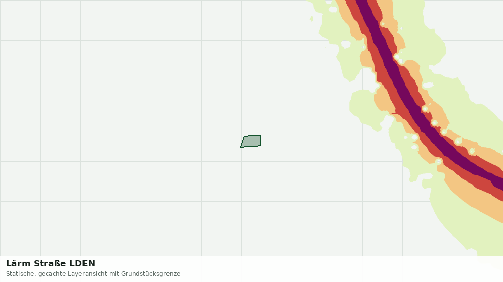 Statische Kartenansicht: Lärm Straße LDEN