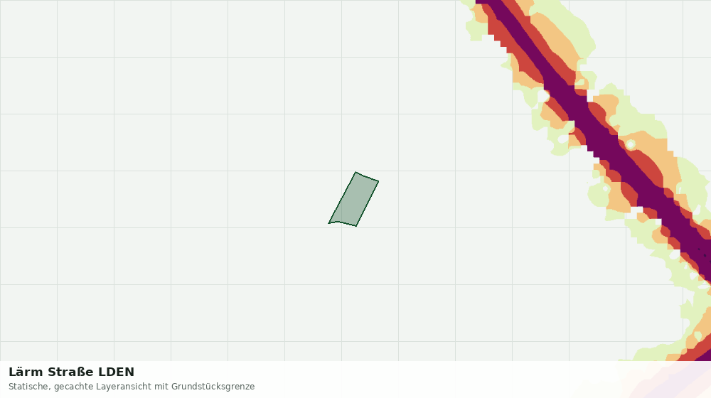 Statische Kartenansicht: Lärm Straße LDEN