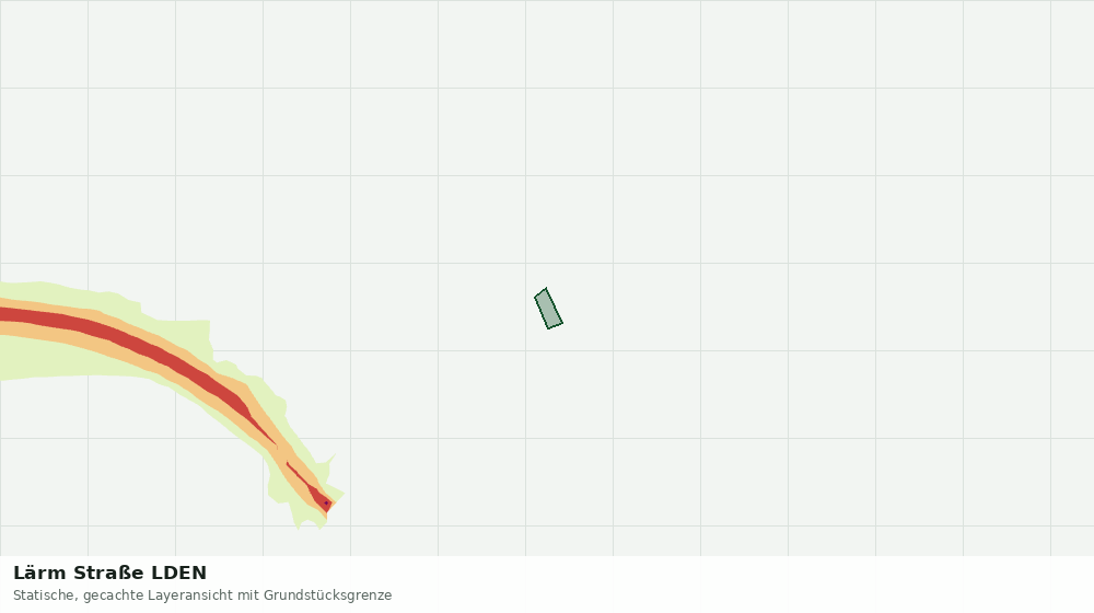 Statische Kartenansicht: Lärm Straße LDEN