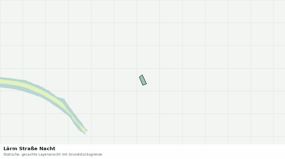 Statische Kartenansicht: Lärm Straße Nacht
