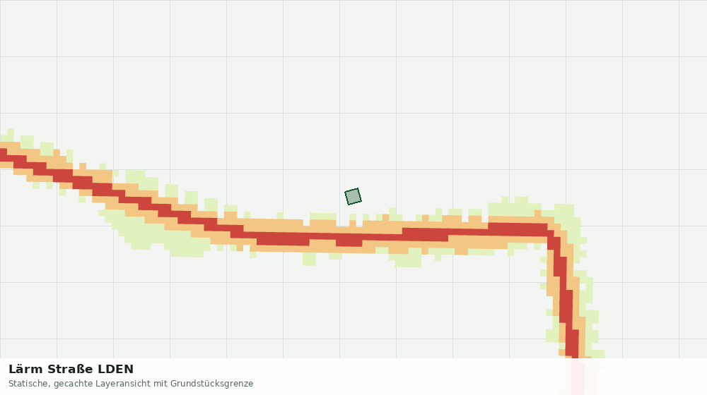 Statische Kartenansicht: Lärm Straße LDEN