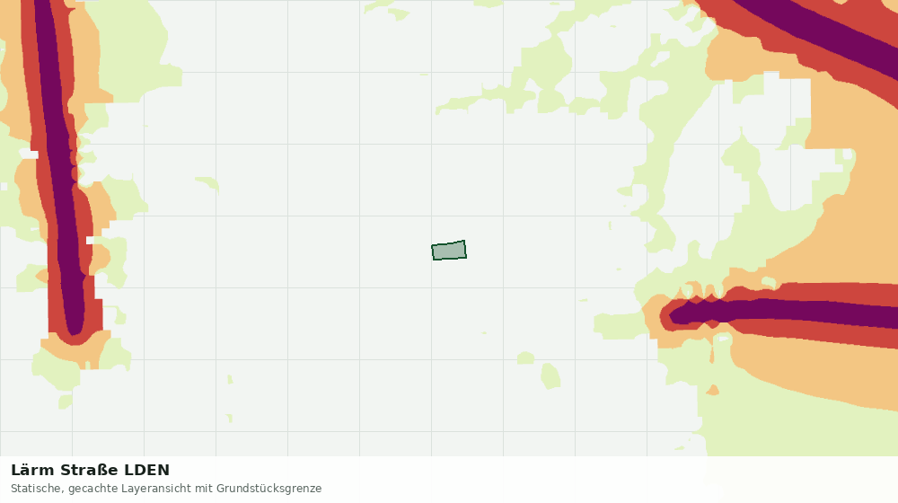 Statische Kartenansicht: Lärm Straße LDEN