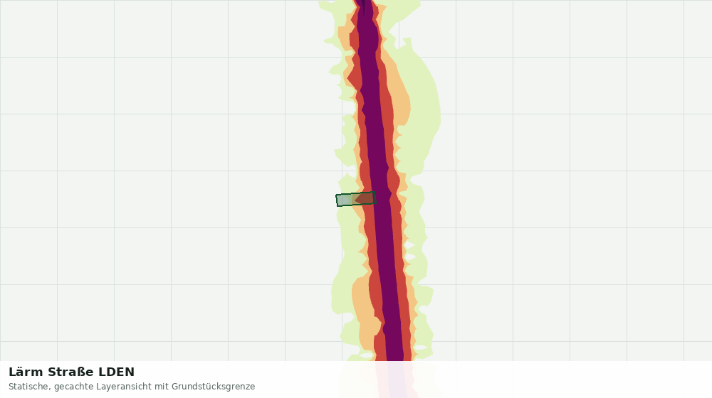 Statische Kartenansicht: Lärm Straße LDEN
