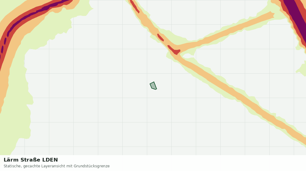 Statische Kartenansicht: Lärm Straße LDEN