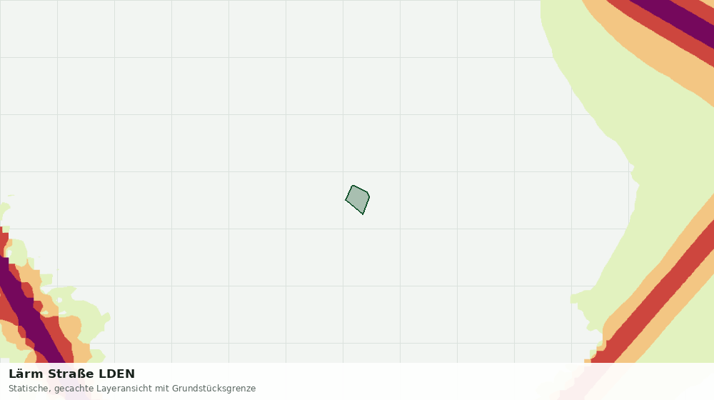 Statische Kartenansicht: Lärm Straße LDEN