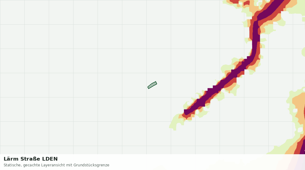 Statische Kartenansicht: Lärm Straße LDEN