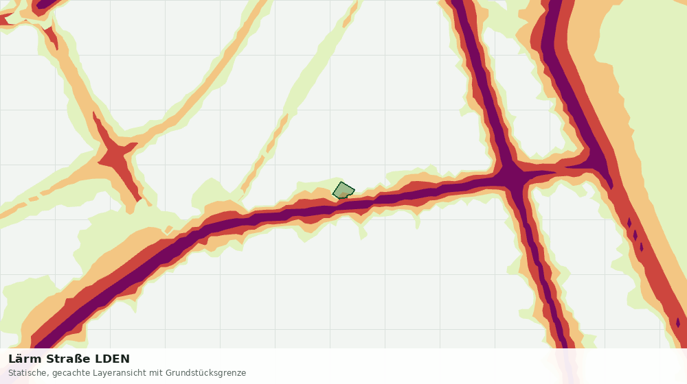 Statische Kartenansicht: Lärm Straße LDEN