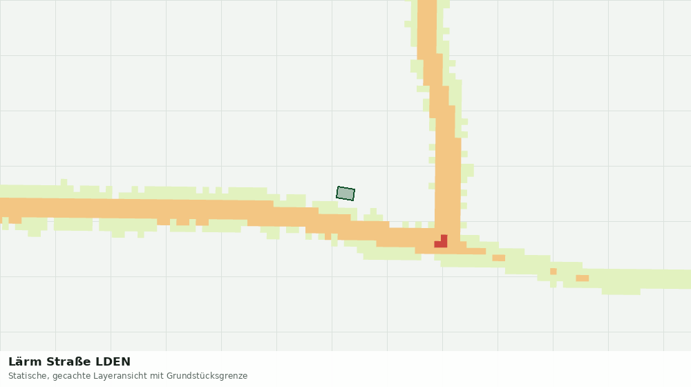 Statische Kartenansicht: Lärm Straße LDEN