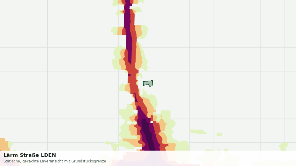 Statische Kartenansicht: Lärm Straße LDEN