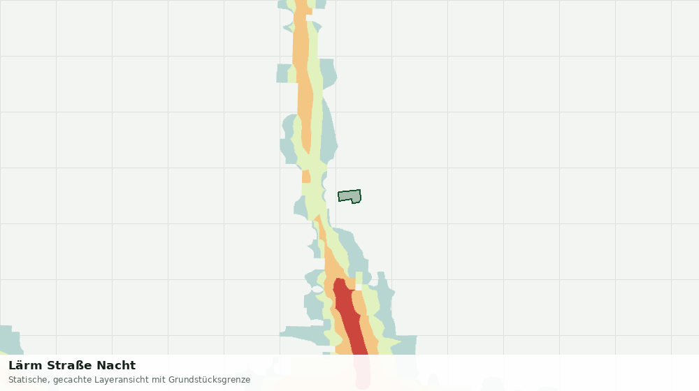 Statische Kartenansicht: Lärm Straße Nacht