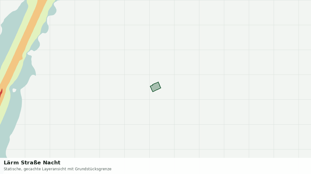 Statische Kartenansicht: Lärm Straße Nacht