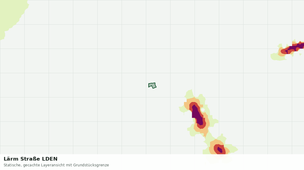 Statische Kartenansicht: Lärm Straße LDEN