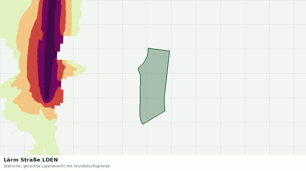 Statische Kartenansicht: Lärm Straße LDEN