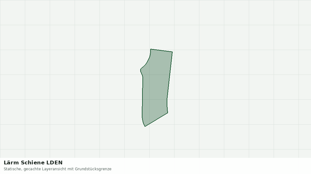 Statische Kartenansicht: Lärm Schiene LDEN