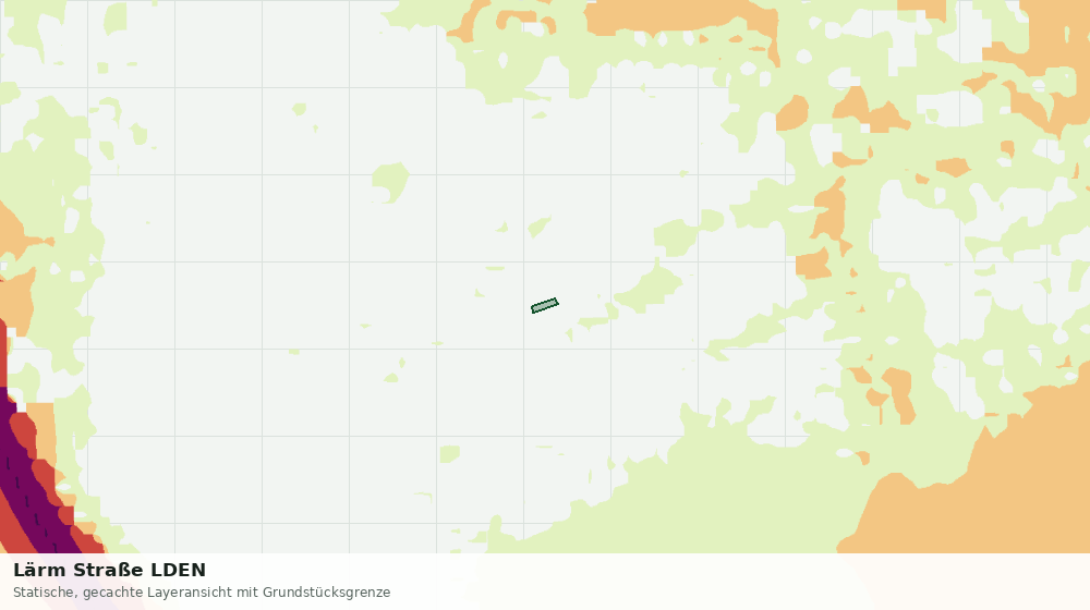 Statische Kartenansicht: Lärm Straße LDEN