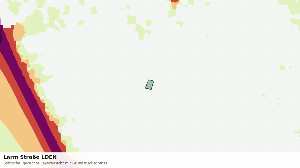 Statische Kartenansicht: Lärm Straße LDEN
