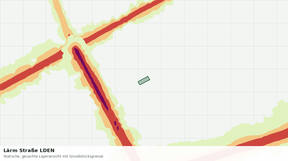Statische Kartenansicht: Lärm Straße LDEN