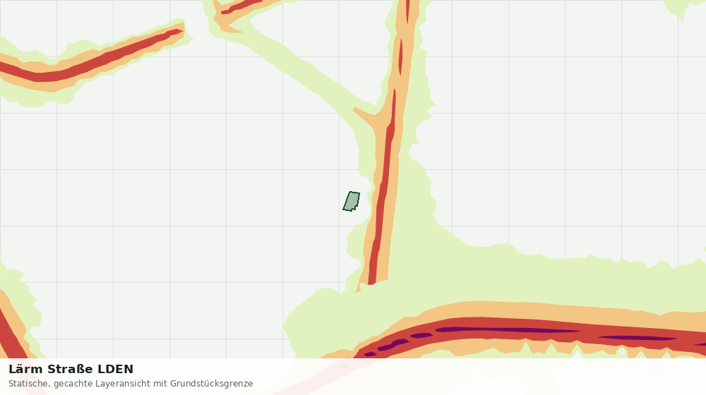 Statische Kartenansicht: Lärm Straße LDEN