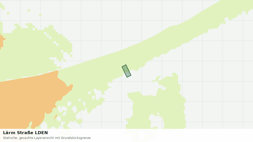 Statische Kartenansicht: Lärm Straße LDEN