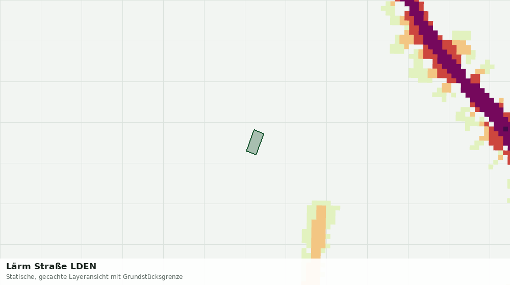 Statische Kartenansicht: Lärm Straße LDEN