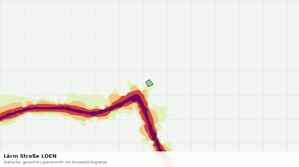 Statische Kartenansicht: Lärm Straße LDEN
