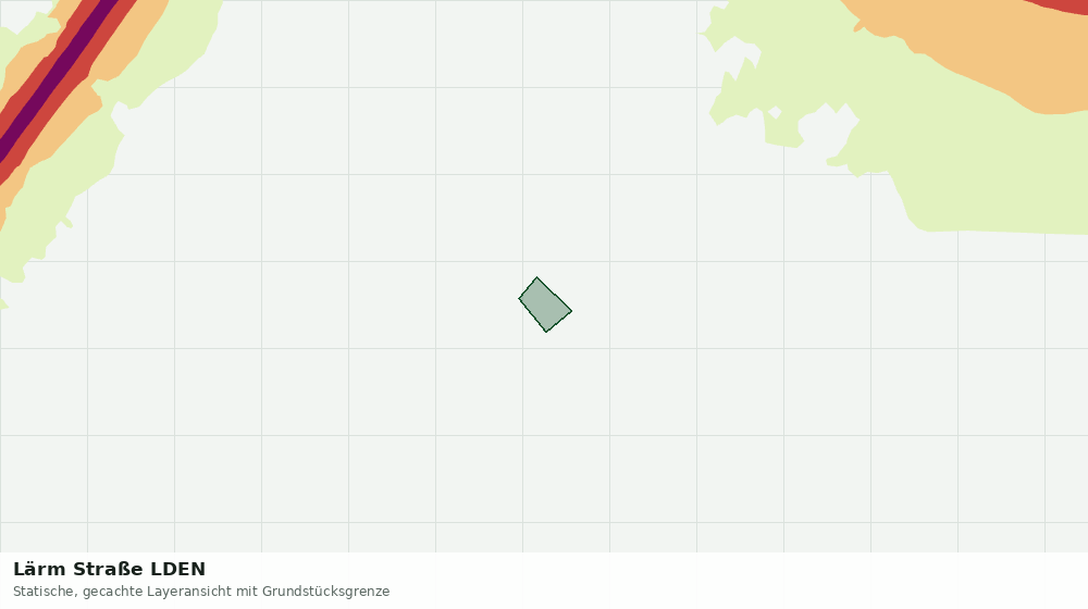 Statische Kartenansicht: Lärm Straße LDEN