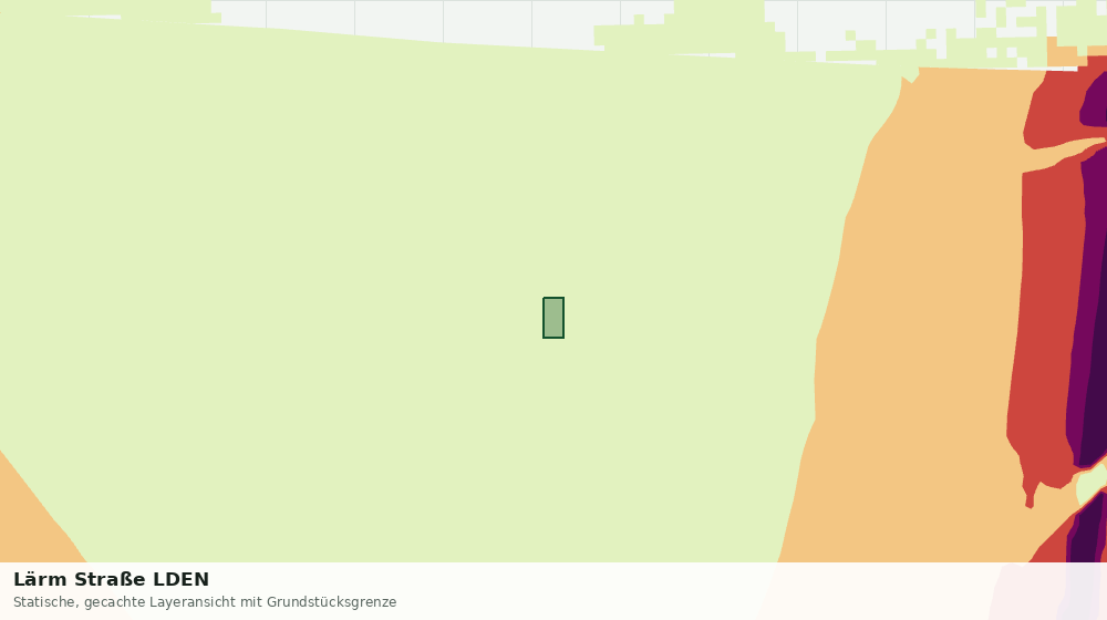 Statische Kartenansicht: Lärm Straße LDEN