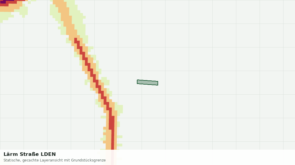 Statische Kartenansicht: Lärm Straße LDEN