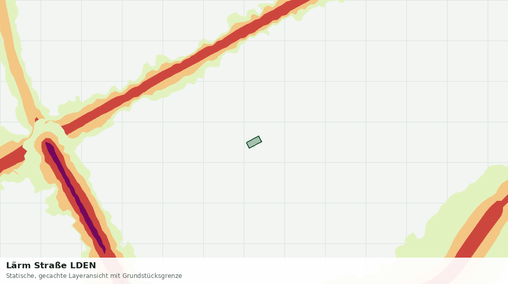 Statische Kartenansicht: Lärm Straße LDEN