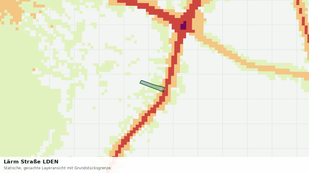 Statische Kartenansicht: Lärm Straße LDEN