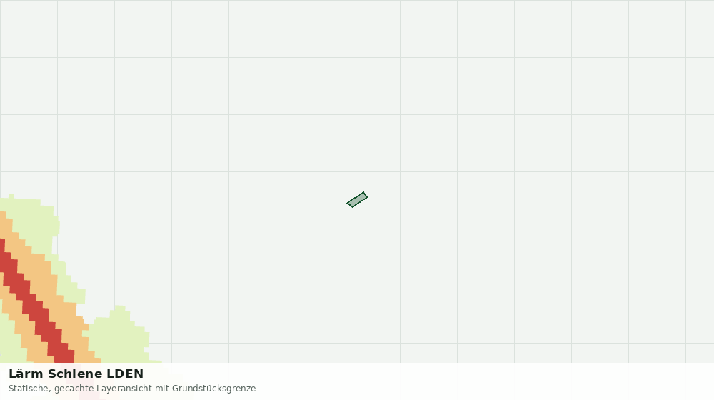 Statische Kartenansicht: Lärm Schiene LDEN
