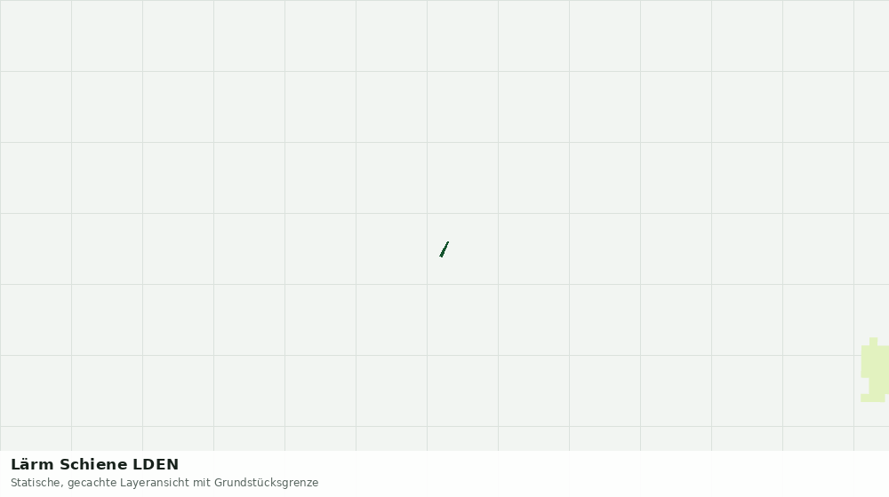 Statische Kartenansicht: Lärm Schiene LDEN