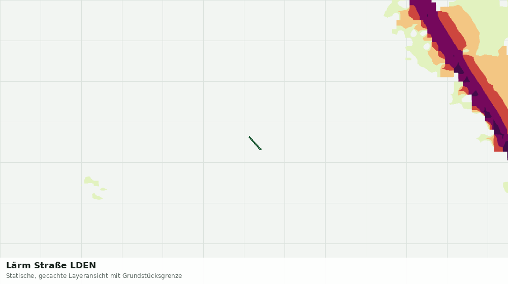 Statische Kartenansicht: Lärm Straße LDEN