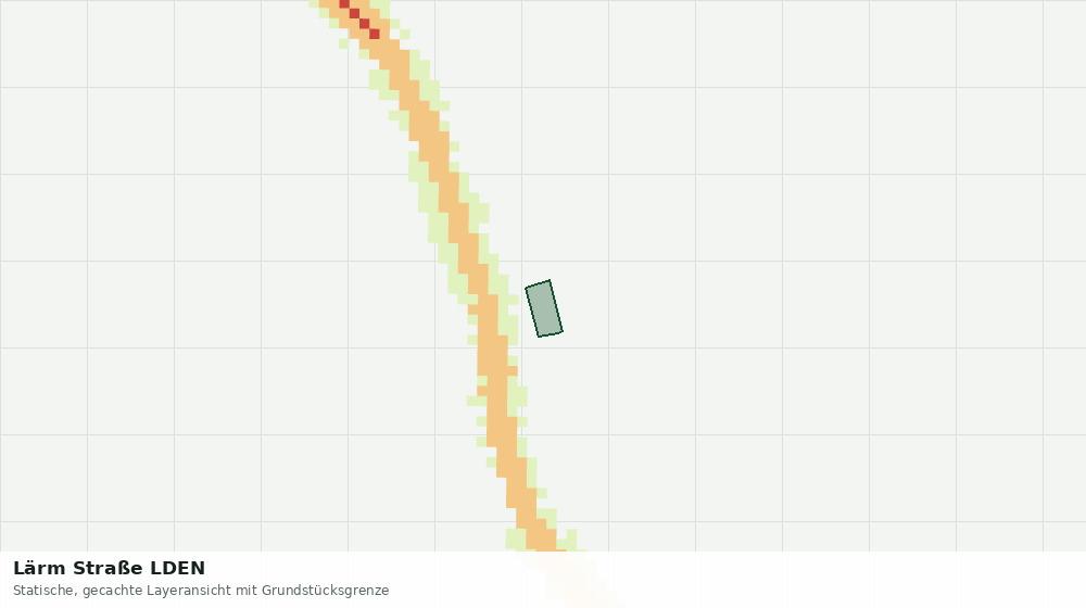 Statische Kartenansicht: Lärm Straße LDEN