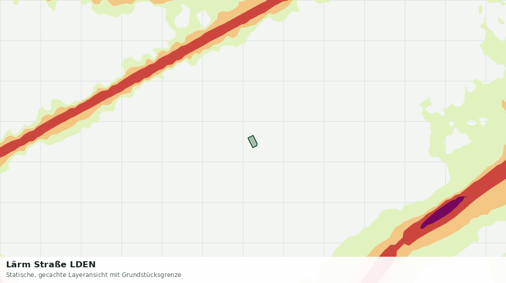 Statische Kartenansicht: Lärm Straße LDEN