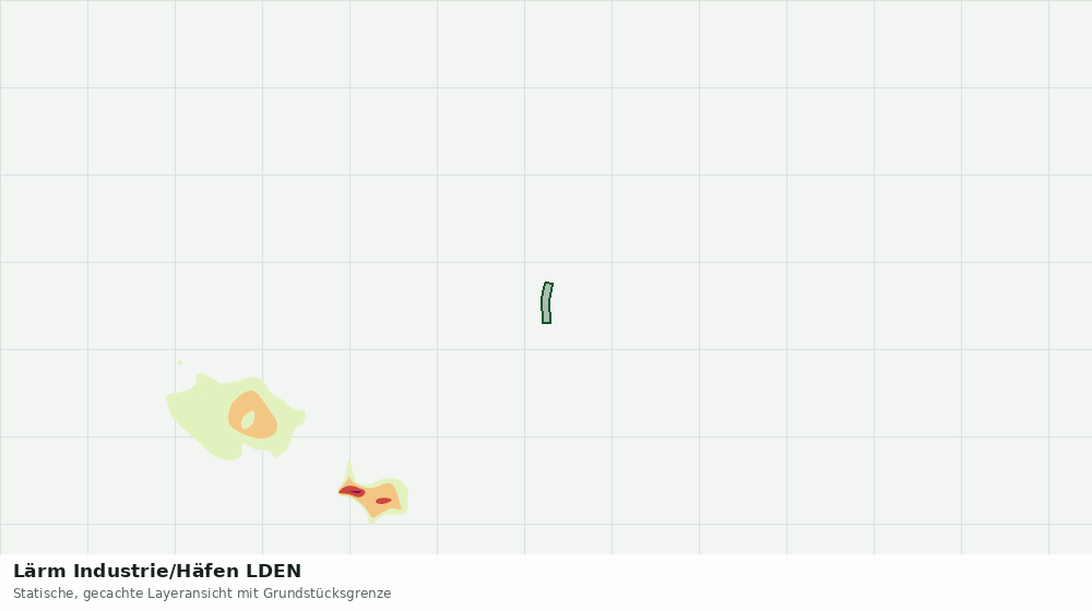 Statische Kartenansicht: Lärm Industrie/Häfen LDEN