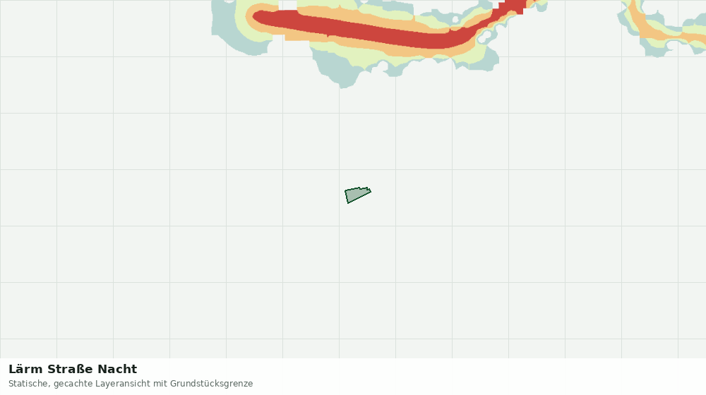Statische Kartenansicht: Lärm Straße Nacht