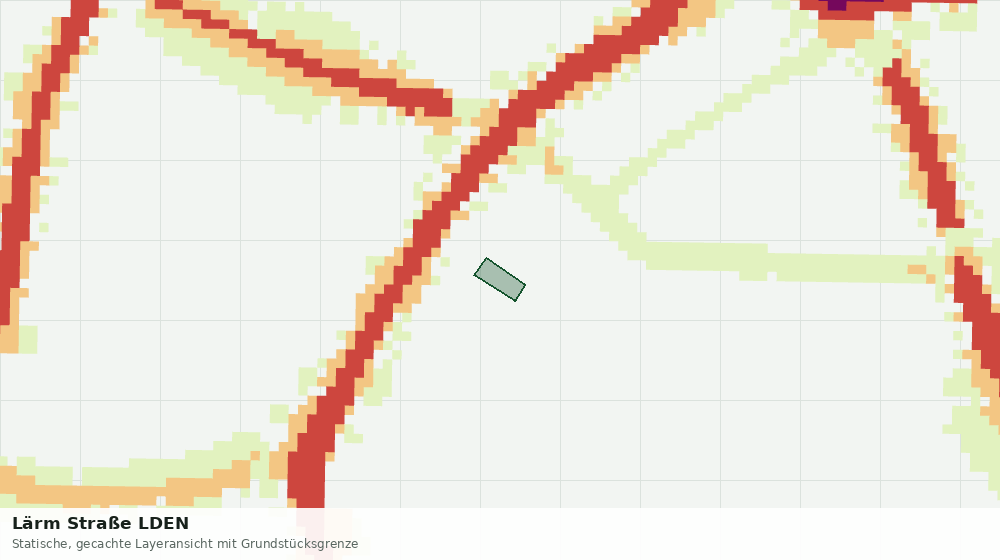 Statische Kartenansicht: Lärm Straße LDEN