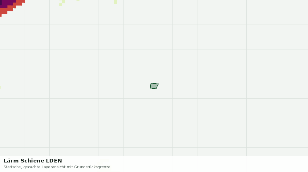 Statische Kartenansicht: Lärm Schiene LDEN