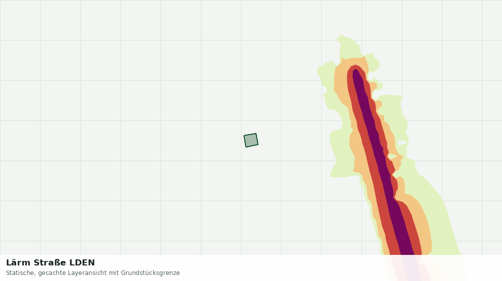 Statische Kartenansicht: Lärm Straße LDEN
