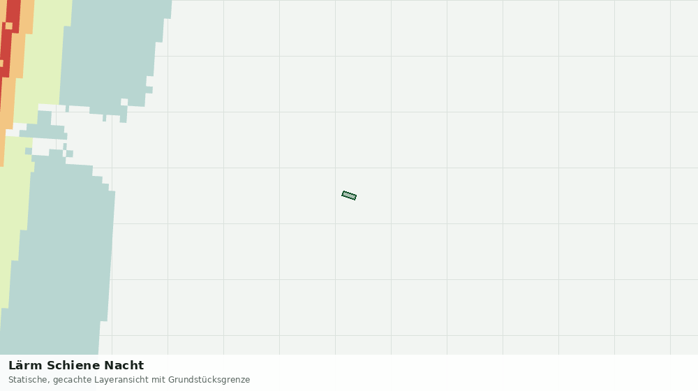 Statische Kartenansicht: Lärm Schiene Nacht