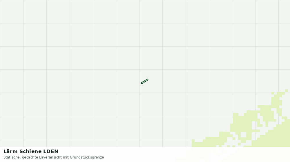 Statische Kartenansicht: Lärm Schiene LDEN