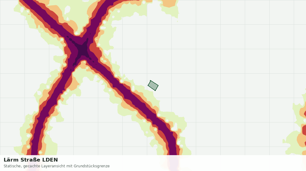 Statische Kartenansicht: Lärm Straße LDEN